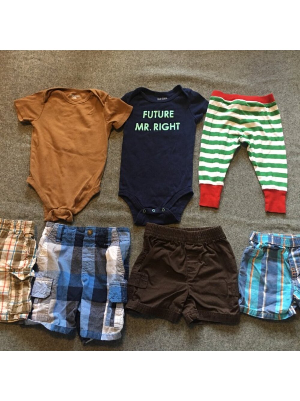 Baby‎ Boy 18-24 Months Clothing Lot 7x Pieces Bulk Summer Outdoor Casual Plaid